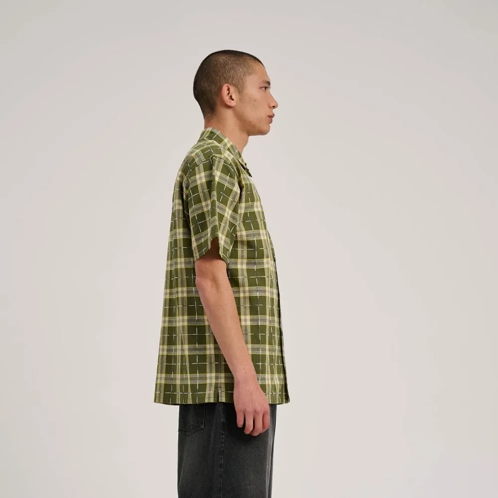 Santa Cruz Shirt Braun Great Outdoors SS Shirt - Iguana Check