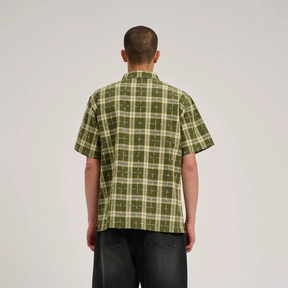 Santa Cruz Shirt Braun Great Outdoors SS Shirt - Iguana Check