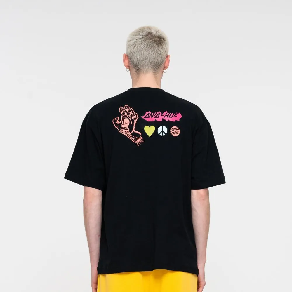 Santa Cruz T-Shirt SC All in T-shirt - Black