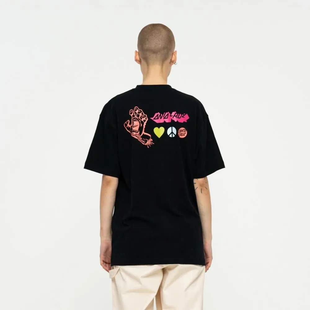 Santa Cruz T-Shirt SC All in T-shirt - Black