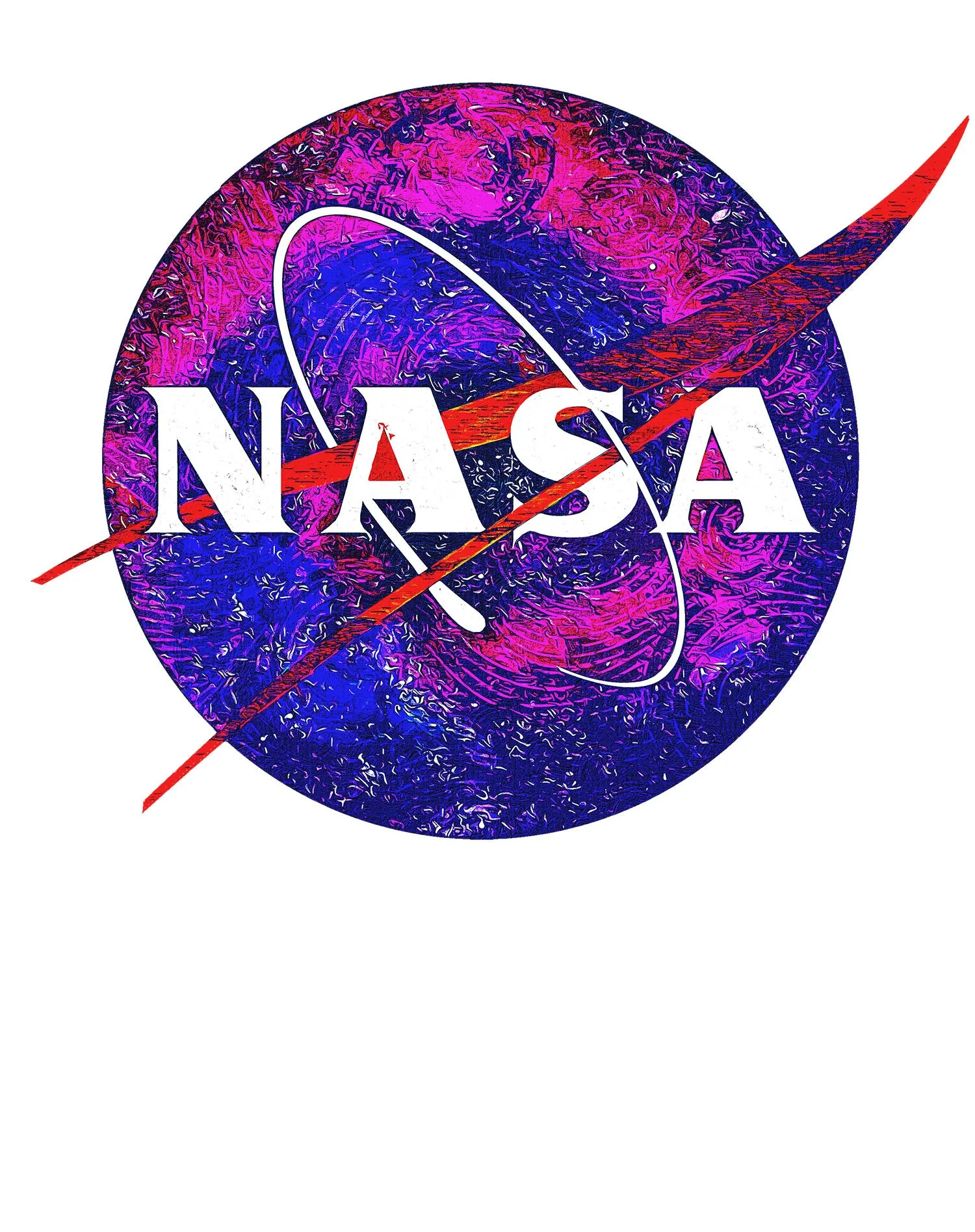 Science Space NASA Logo Classic Planet Galaxy Nerd Geek Chic Official Men's T-shirt