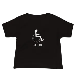 See Me (Not My Disability) Baby Black/Blue Shirts
