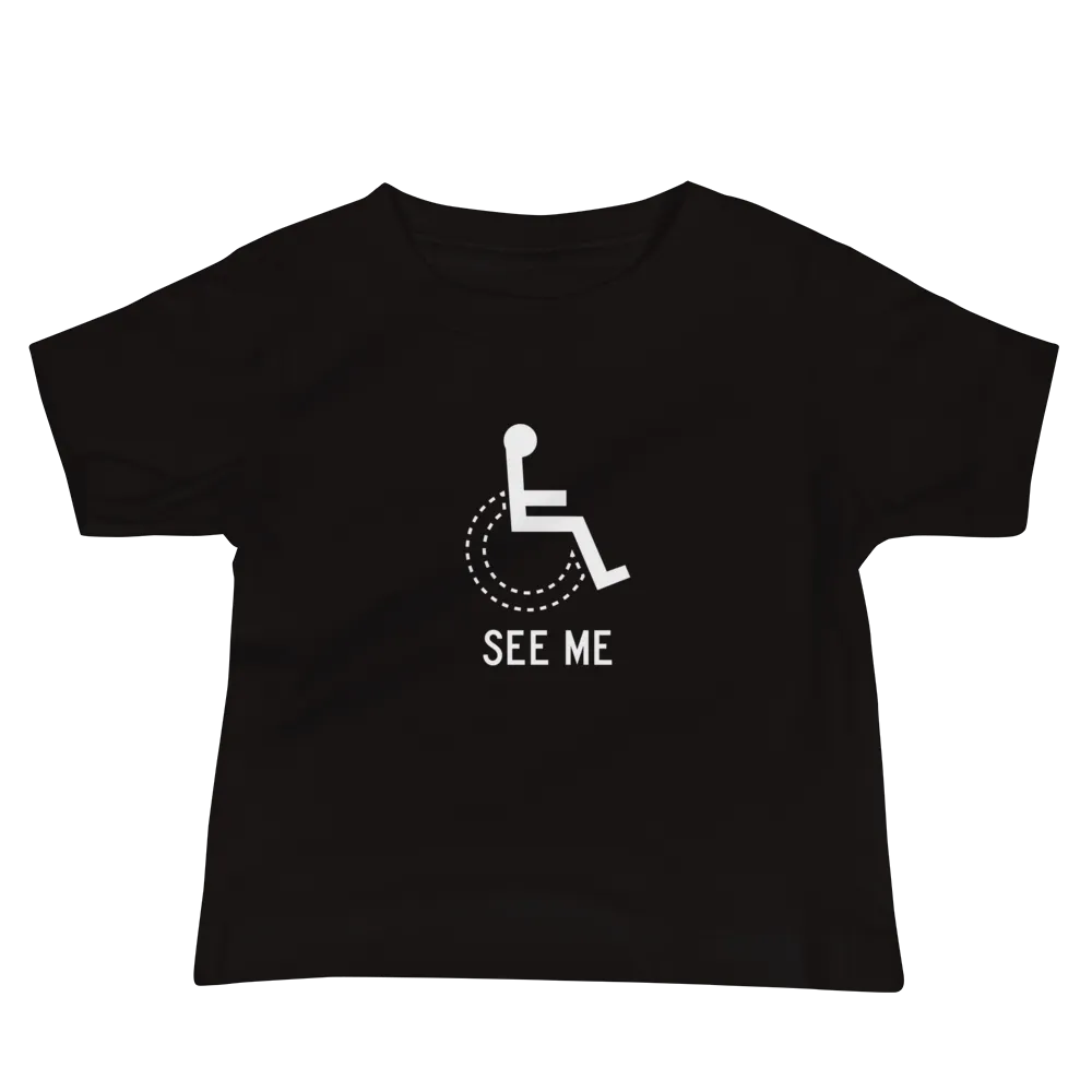 See Me (Not My Disability) Baby Black/Blue Shirts