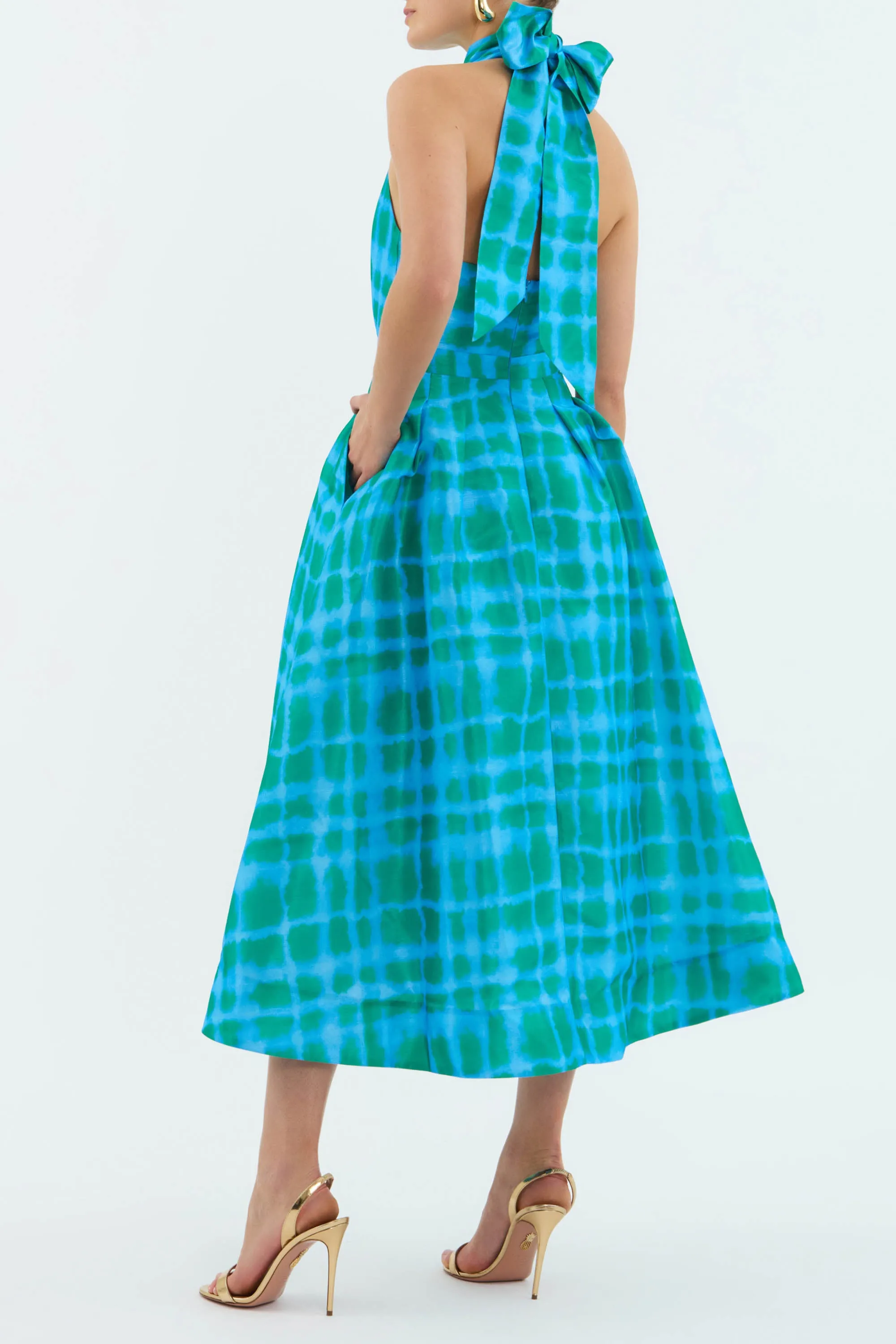 Serafina Halter Midi Dress