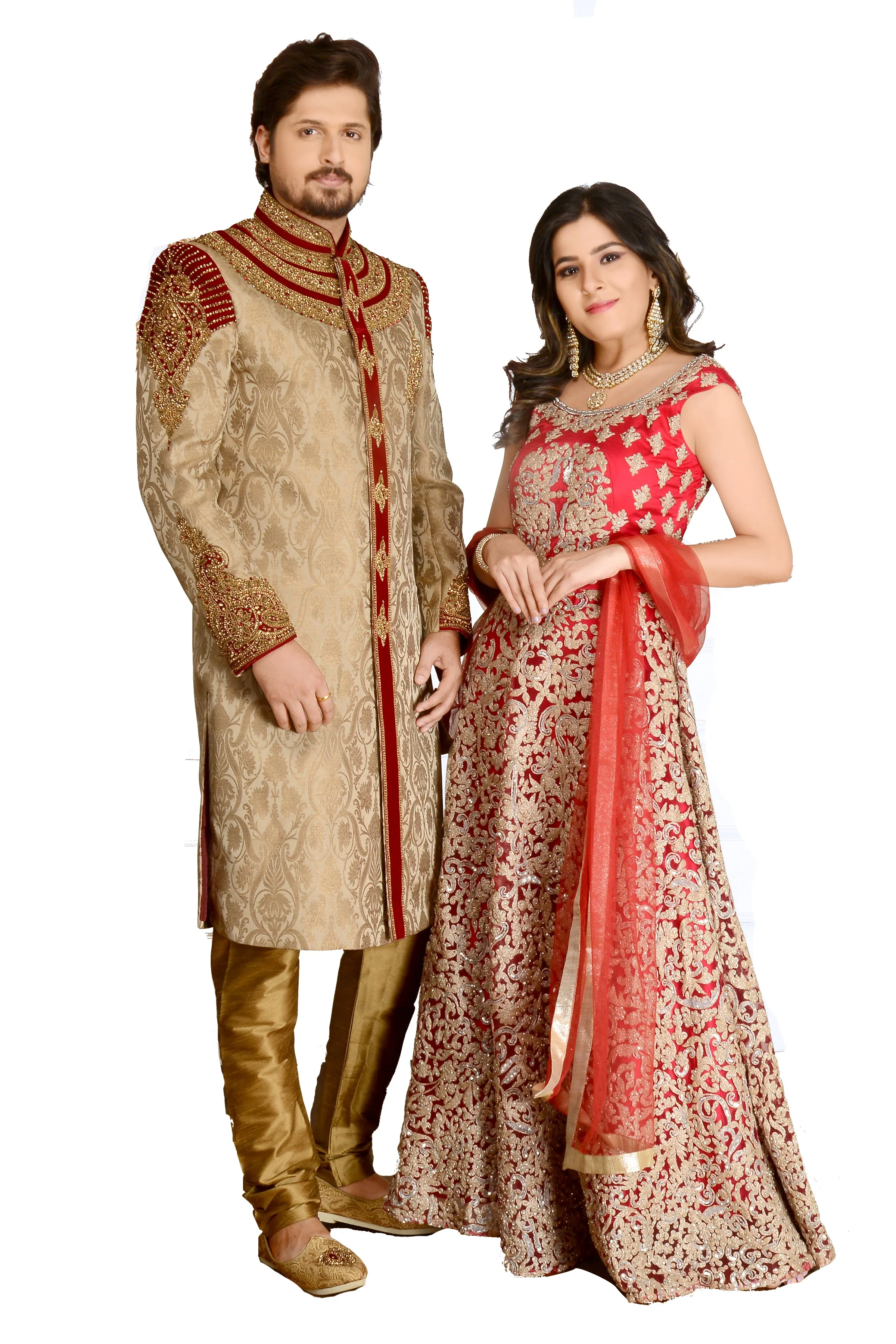 Sherwani (Custom Tailored) - (D.No.-1052)