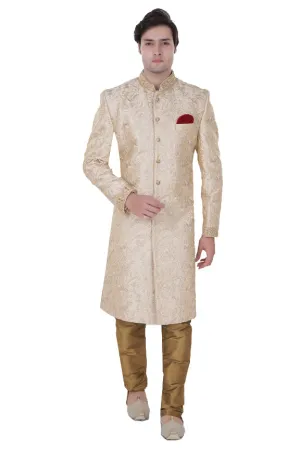 Sherwani (Custom Tailored) - (D.No.-1171)