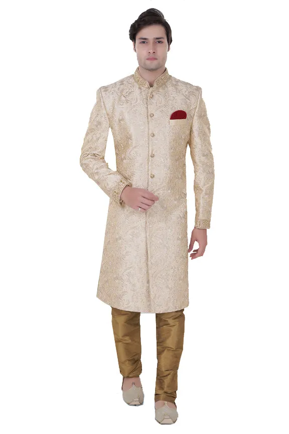 Sherwani (Custom Tailored) - (D.No.-1171)