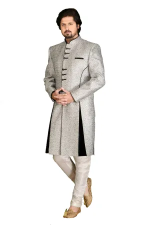 Sherwani (Custom Tailored) - (D.No.-1177)
