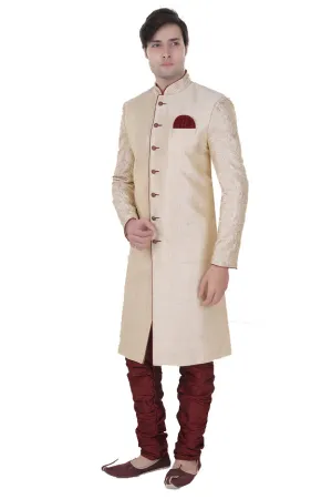 Sherwani (Custom Tailored) - (D.No.-1180)