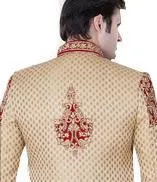 Sherwani (Custom Tailored) - (D.No.-1186)