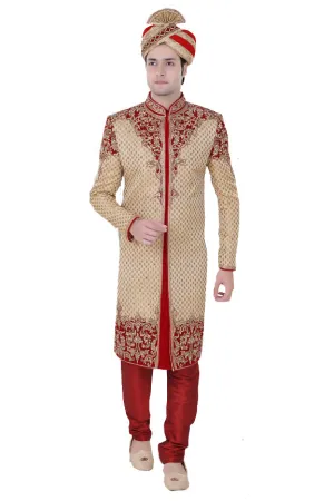 Sherwani (Custom Tailored) - (D.No.-1186)