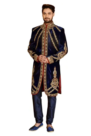 Sherwani (Custom Tailored) - (D.No.-969)