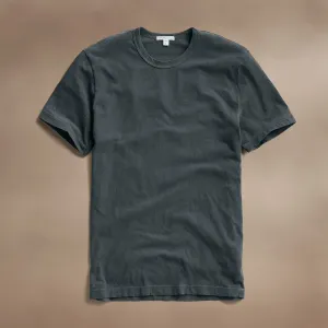 Short Sleeve Crew Neck - Asphalt Pigment