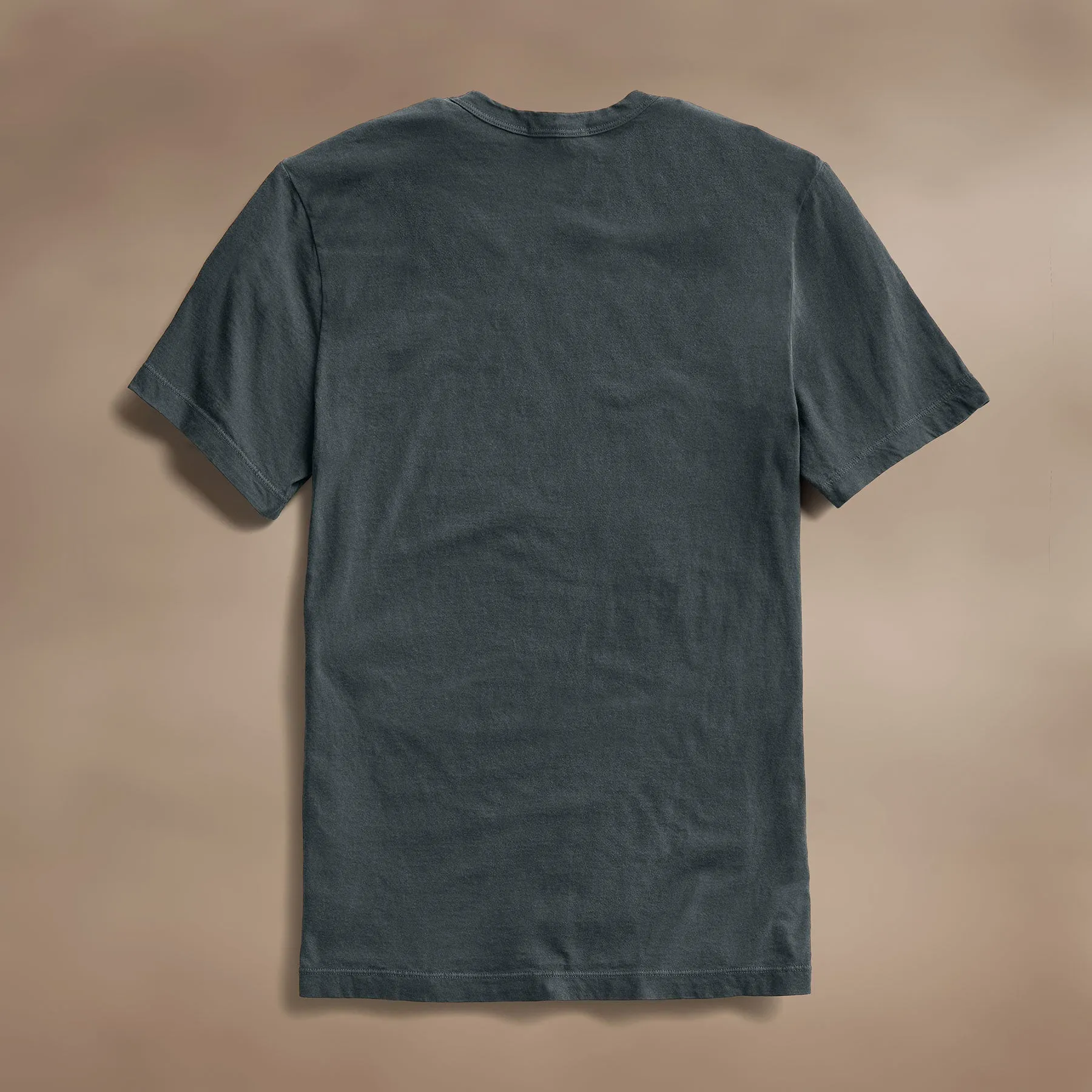 Short Sleeve Crew Neck - Asphalt Pigment