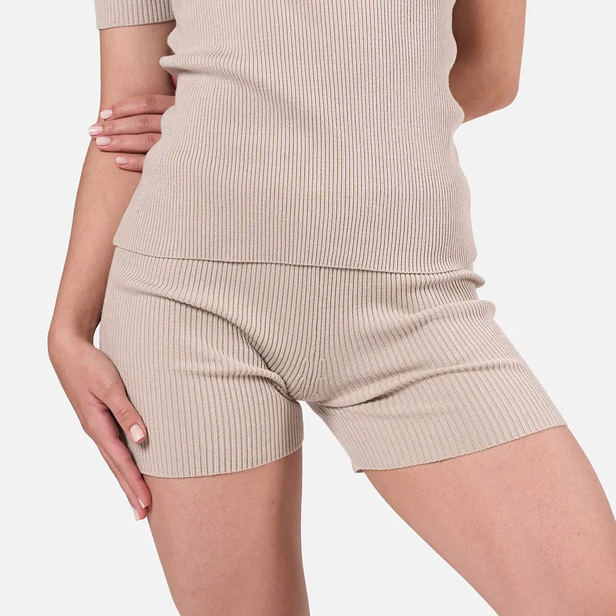 Shorts tejidos