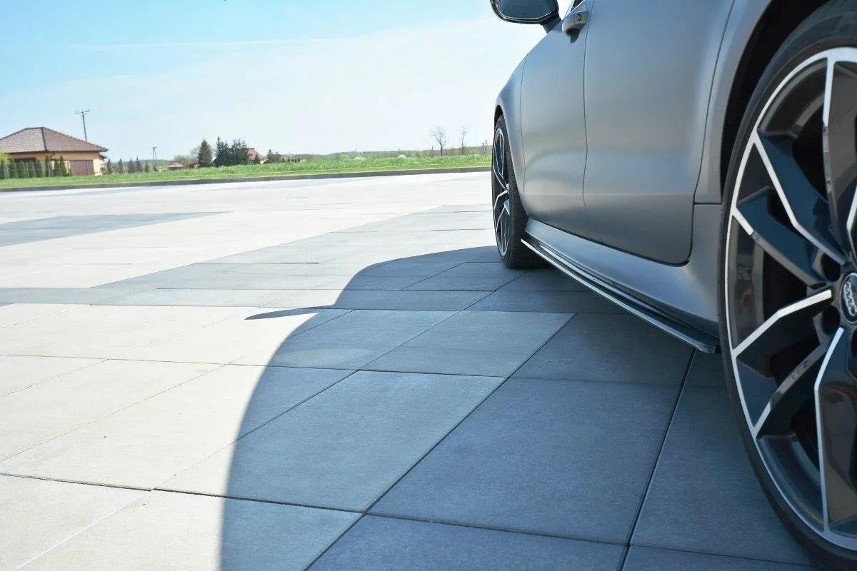 Side Skirts DiffusersV.1  Audi RS7 C7