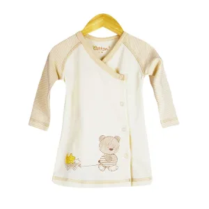 Side Snap Infant Shirts: Organic Cotton Kimono Top