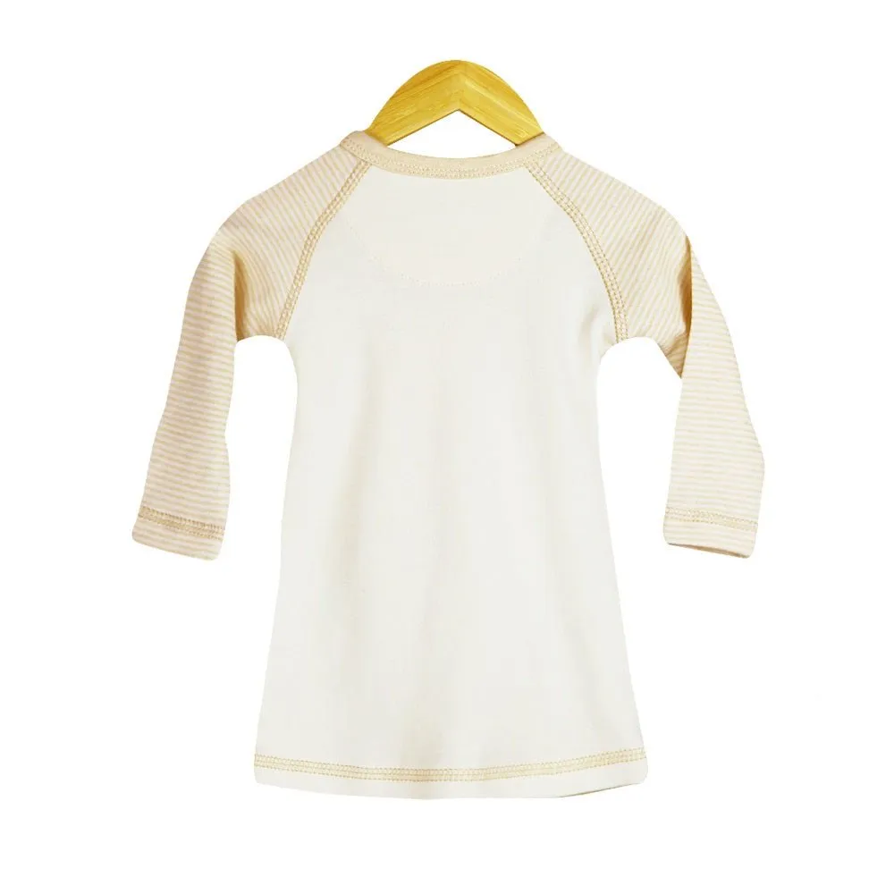 Side Snap Infant Shirts: Organic Cotton Kimono Top