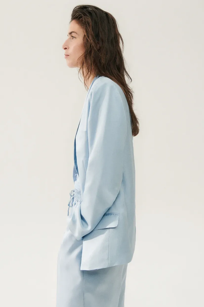 Silk Laundry Twill Miami Blazer - Sky