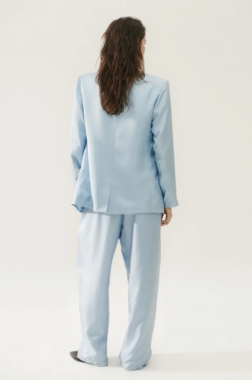 Silk Laundry Twill Miami Blazer - Sky