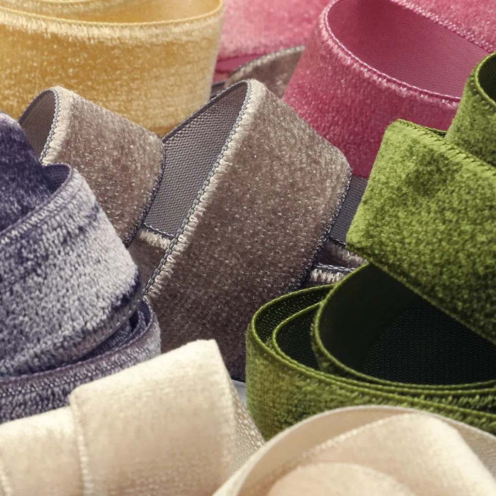 Single-Face Velveteen Ribbon #70 Camel