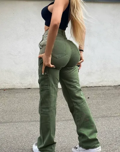 Sissy - Snug Cargo Pants for Women