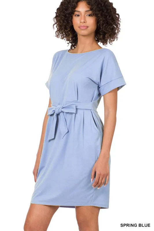 Soft Belted Dress