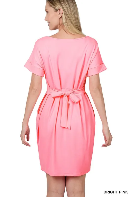 Soft Belted Dress