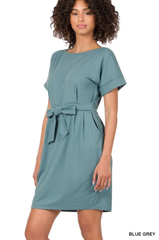 Soft Belted Dress