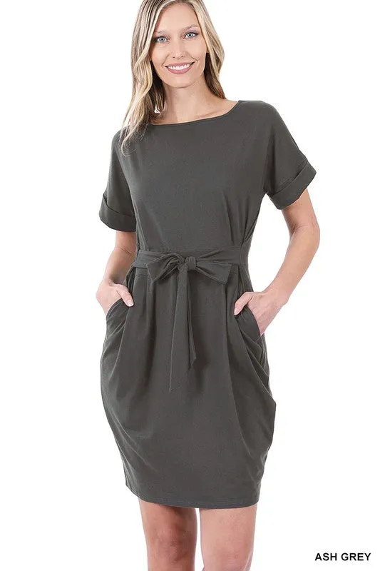 Soft Belted Dress