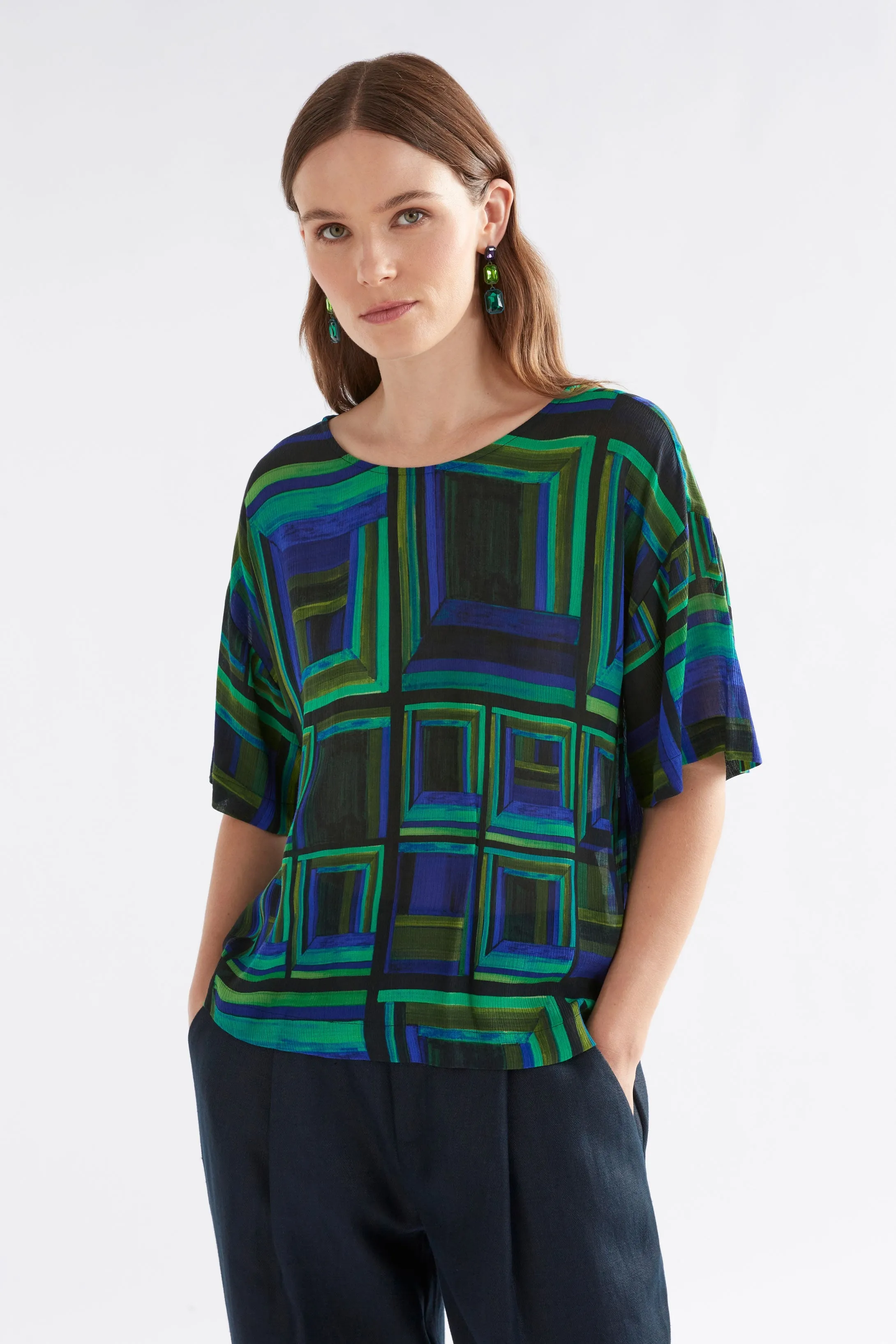 Soma Top Salone Print