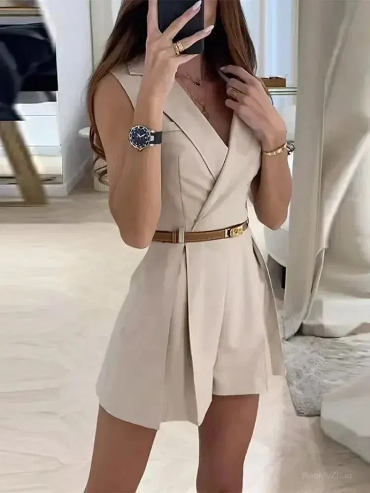 Sophia™ - Chic Sleeveless Jumpsuit