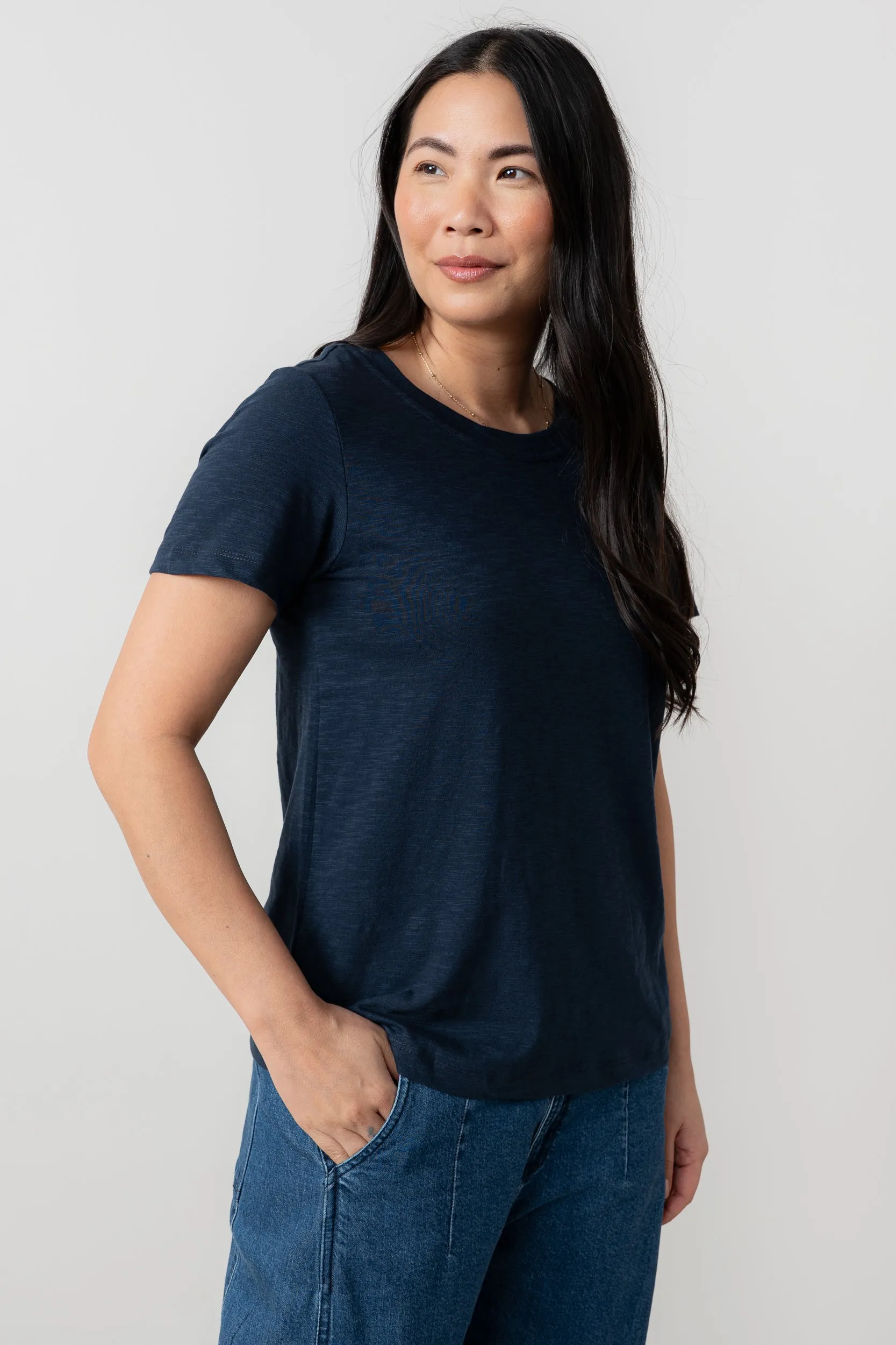 Sophia Relaxed Navy T-shirt