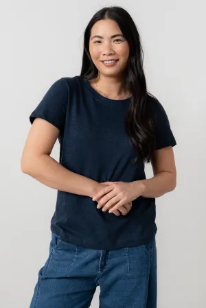 Sophia Relaxed Navy T-shirt