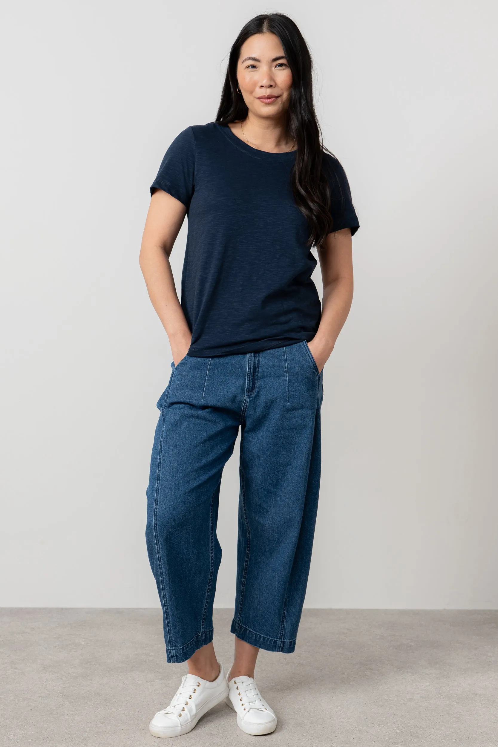 Sophia Relaxed Navy T-shirt