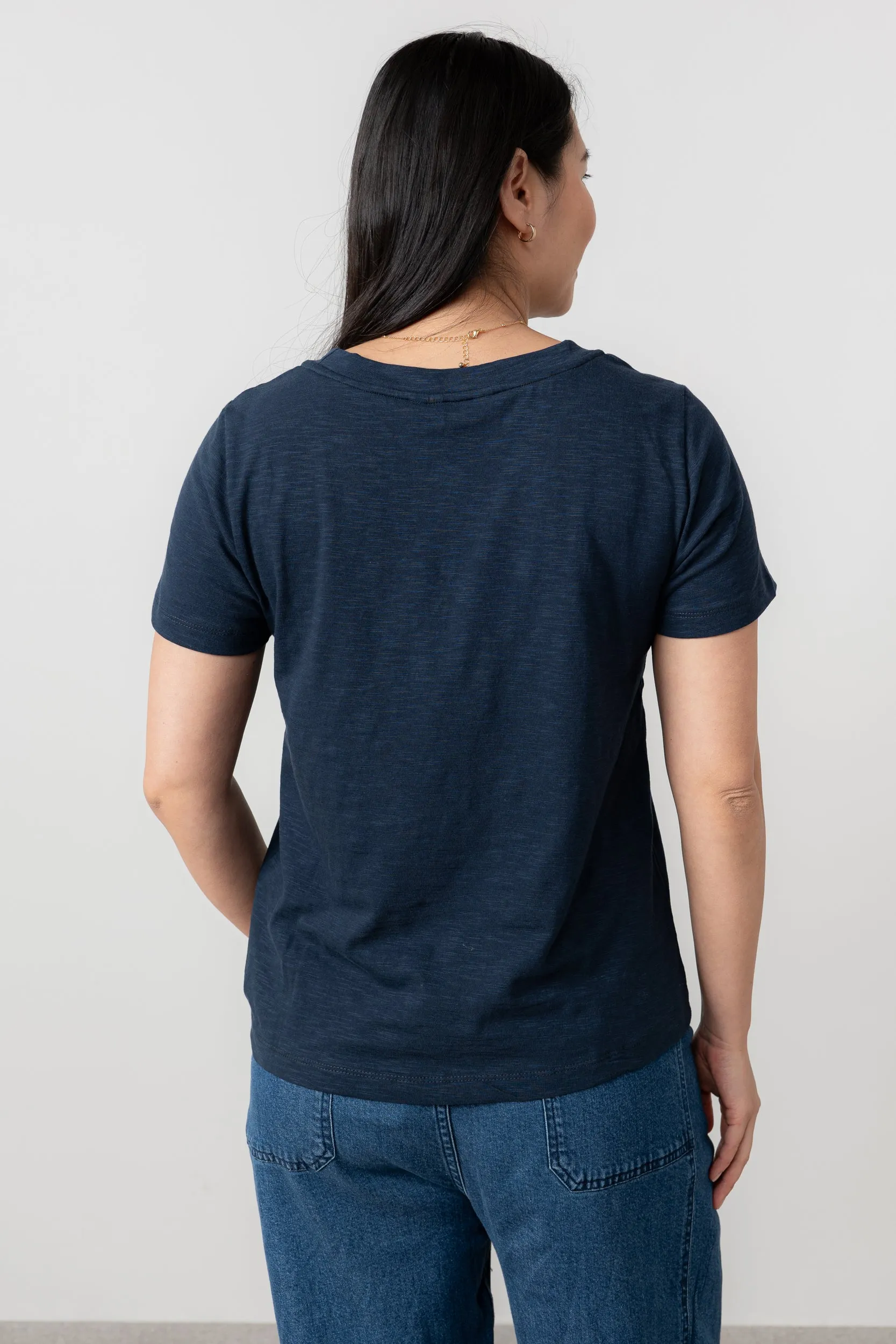 Sophia Relaxed Navy T-shirt