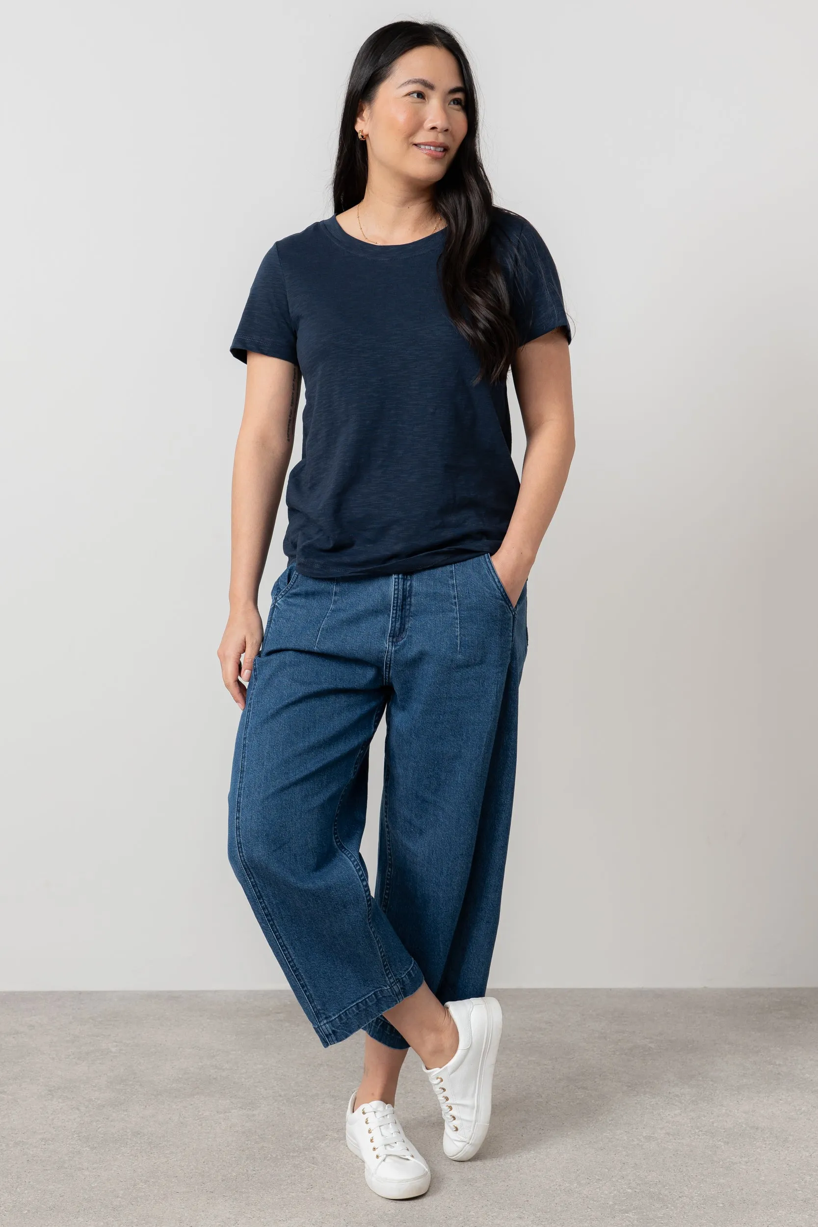 Sophia Relaxed Navy T-shirt