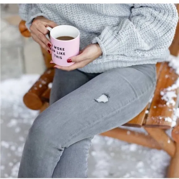 SPANX distressed skinny jeans C.