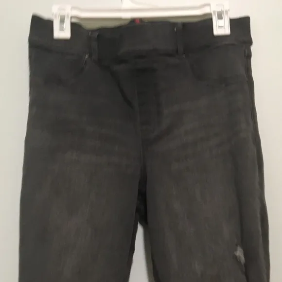 SPANX distressed skinny jeans C.