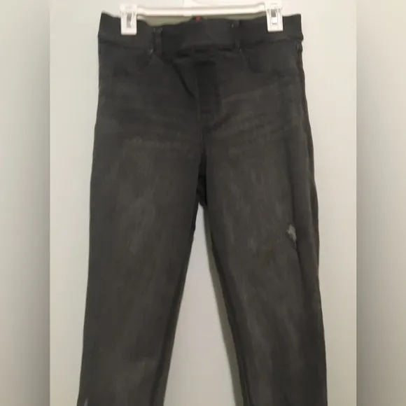 SPANX distressed skinny jeans C.