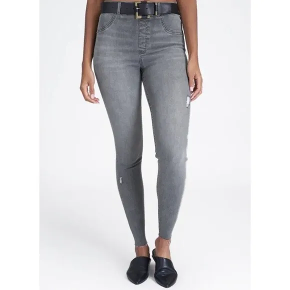 SPANX distressed skinny jeans C.