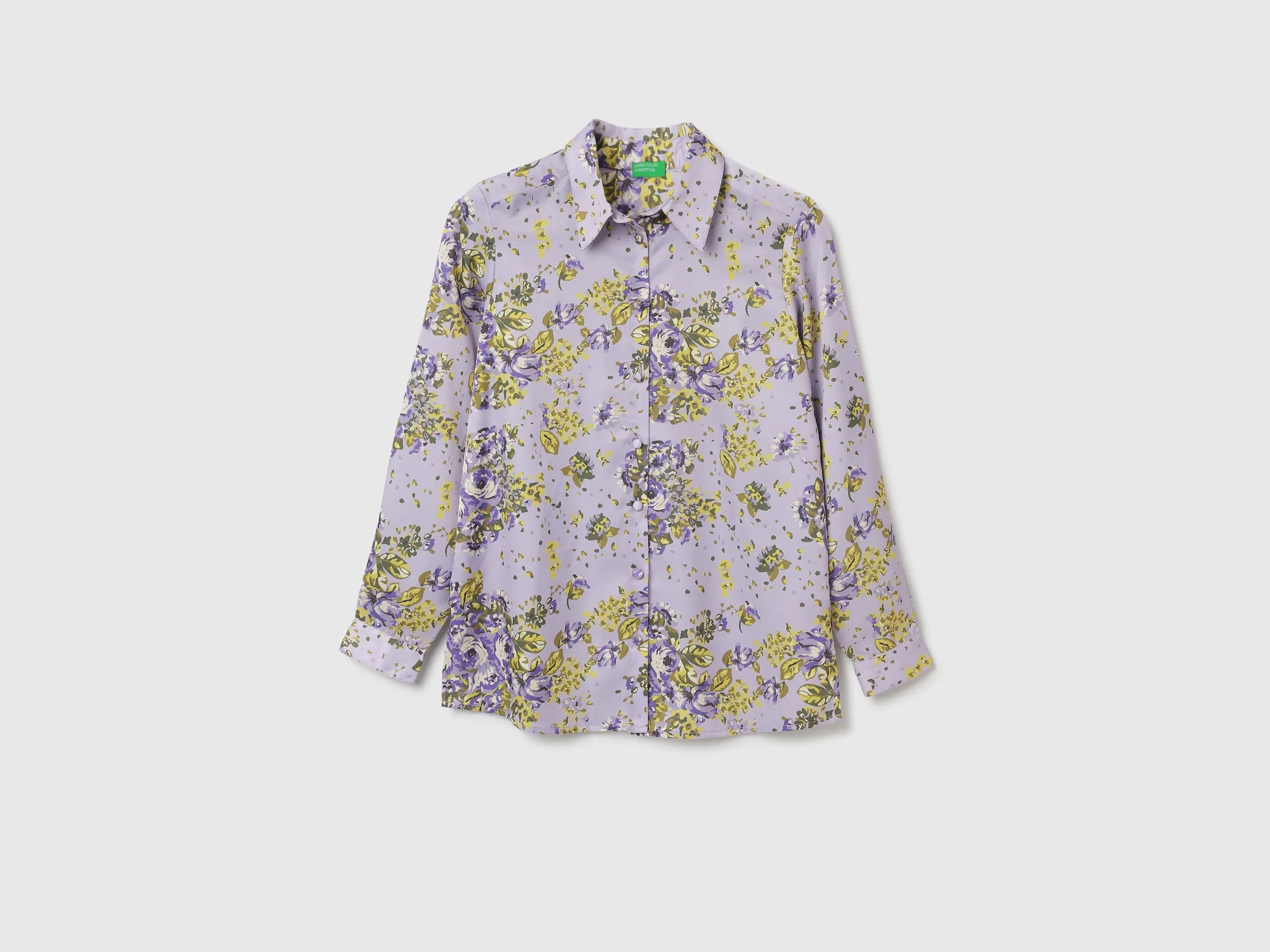 Spread Collar Printed Shirts