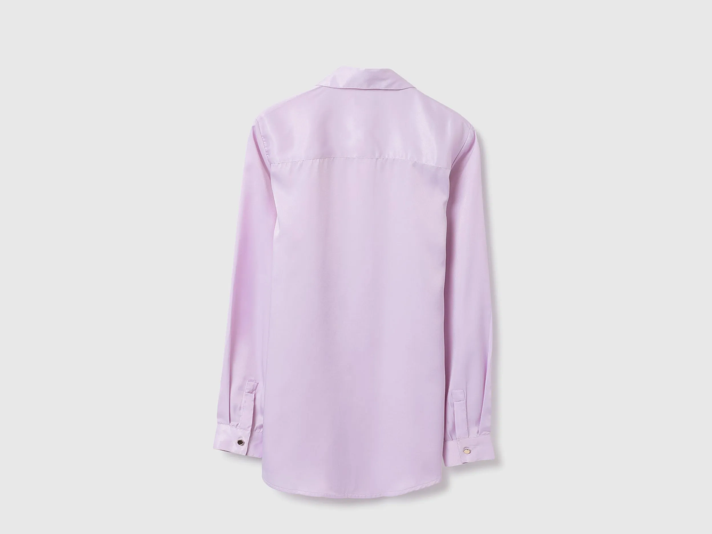 Spread Collar Solid Shirts