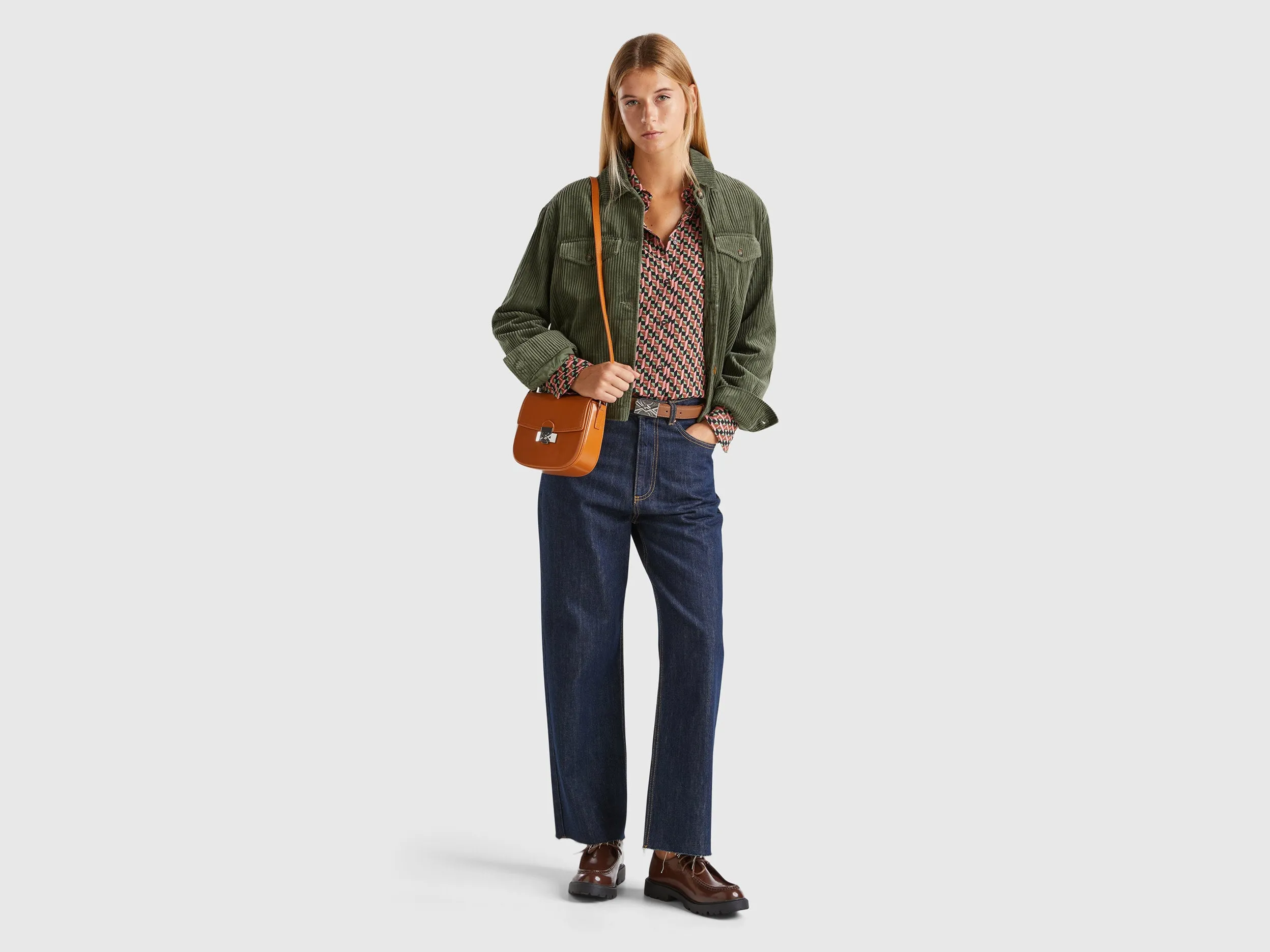 Spread Collar Textured Jacket
