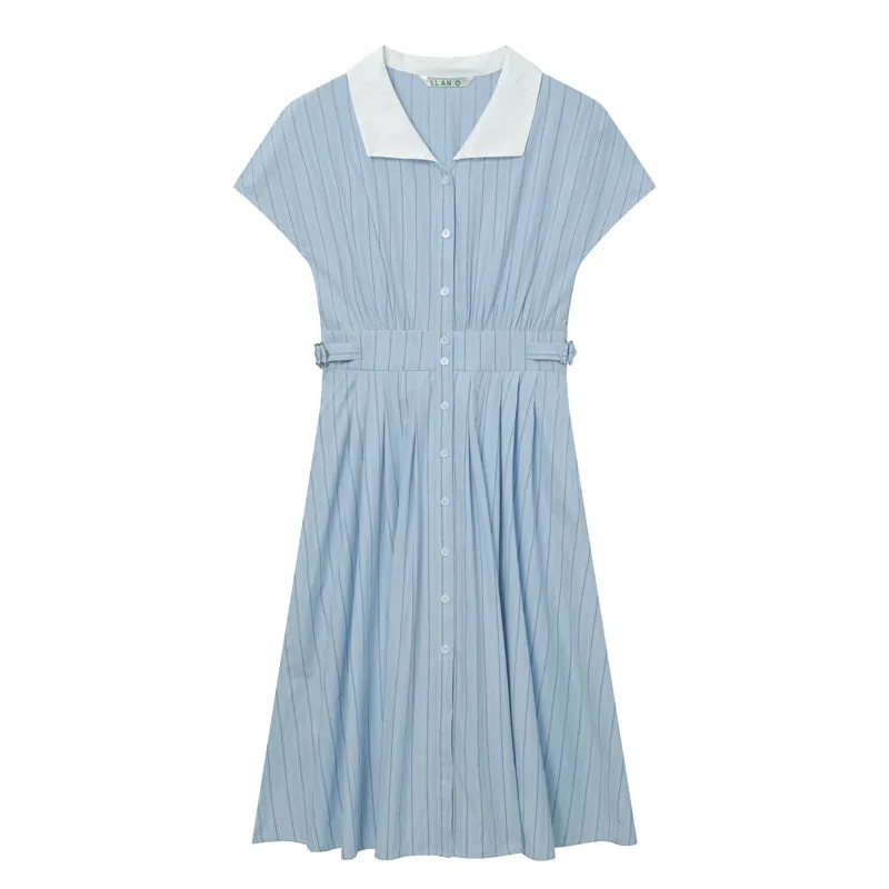 Striped Shirt Dress