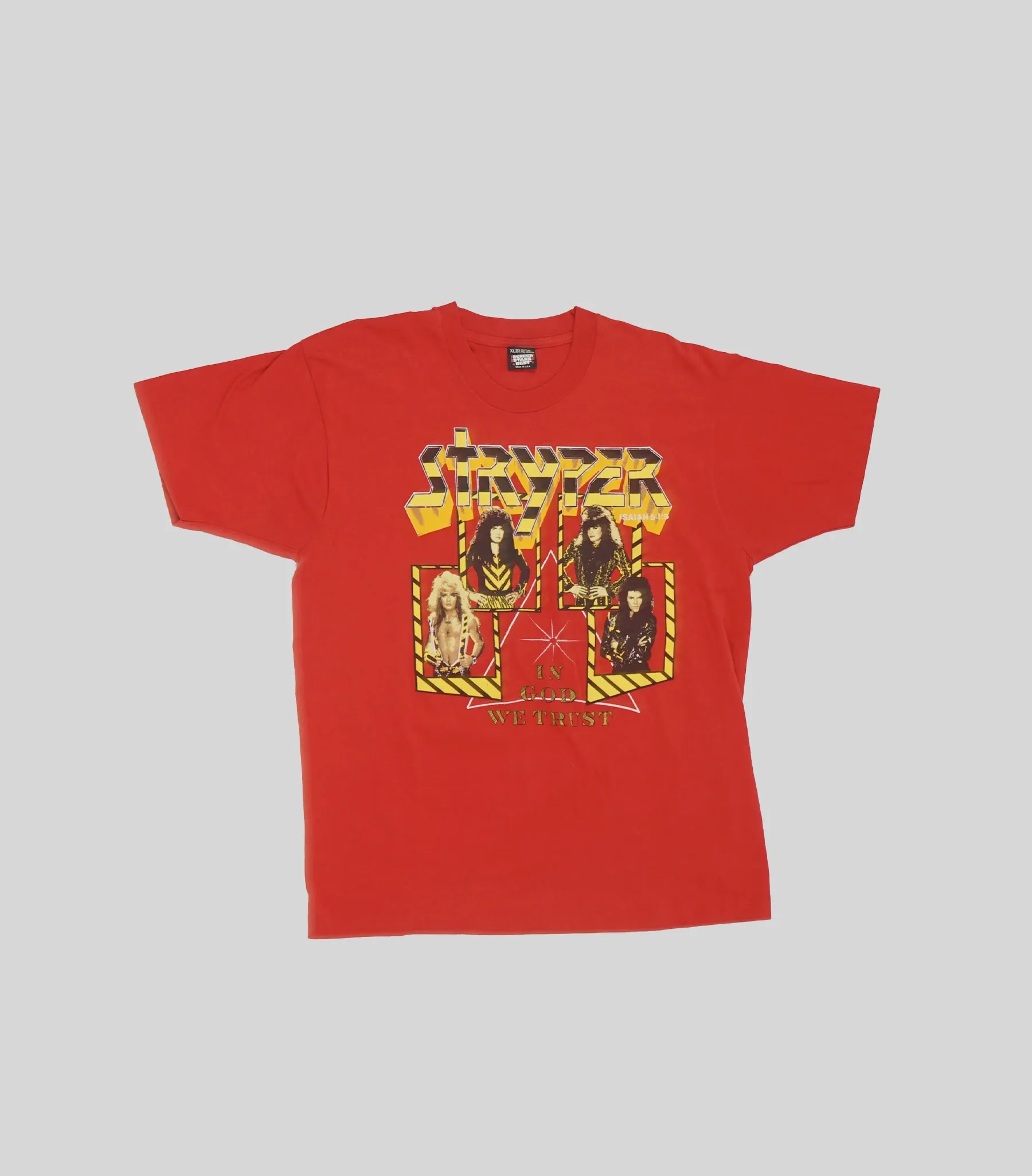 Stryper Tour Tee Shirts