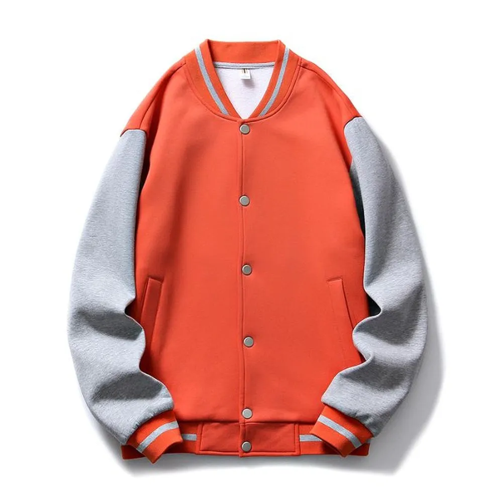 Stylish Patchwork Varsity Jacket in Breathable Material