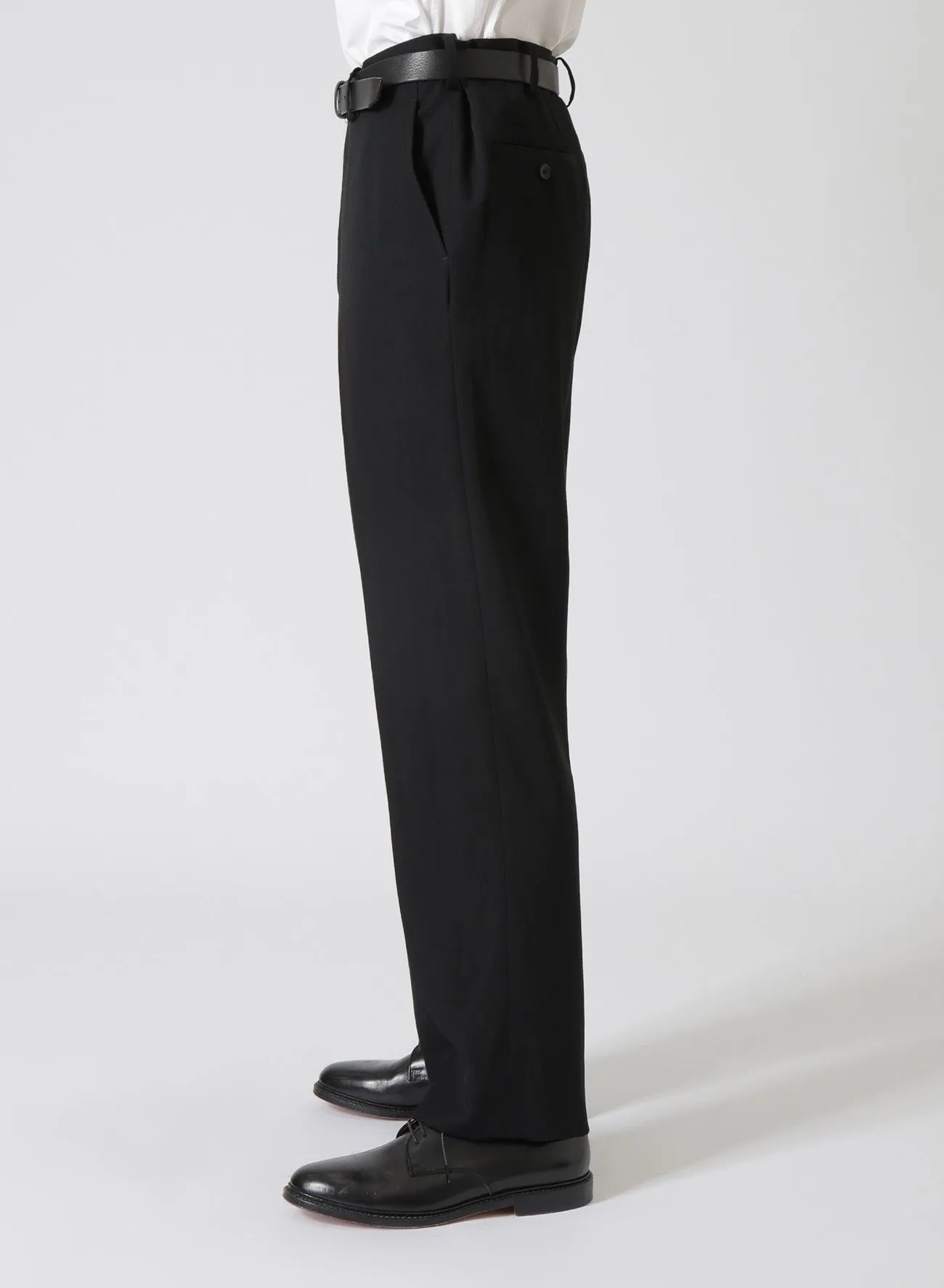 SUIT GABARDINE Z-NO TUCK PANTS