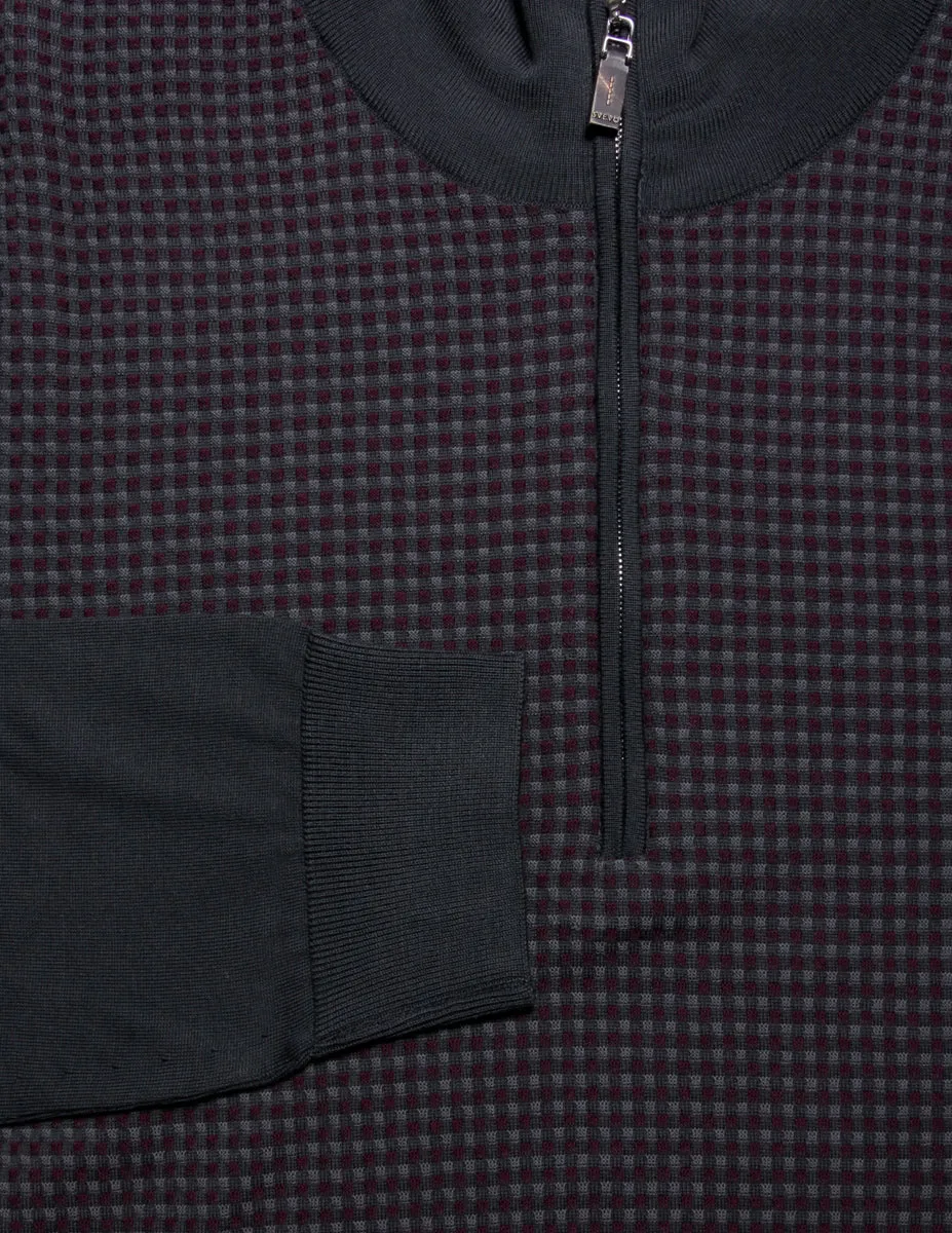 Svevo Parma Dark Gray 1/4 Zip Sweater