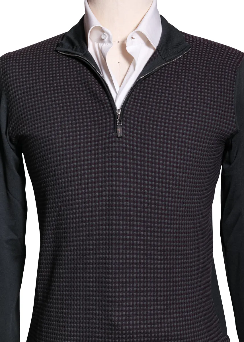 Svevo Parma Dark Gray 1/4 Zip Sweater